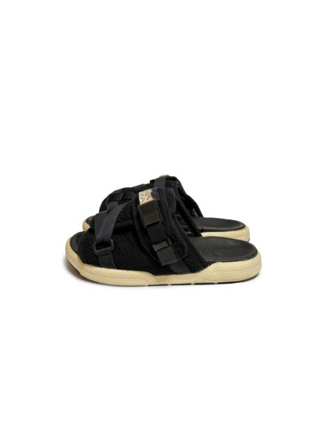 visvim Visvim 19SS Spot Christo Knit Black Nylon Slides