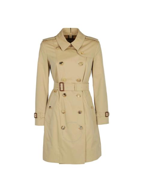 Burberry Burberry Mid-length Chelsea Heritage Trench Coat In Honey