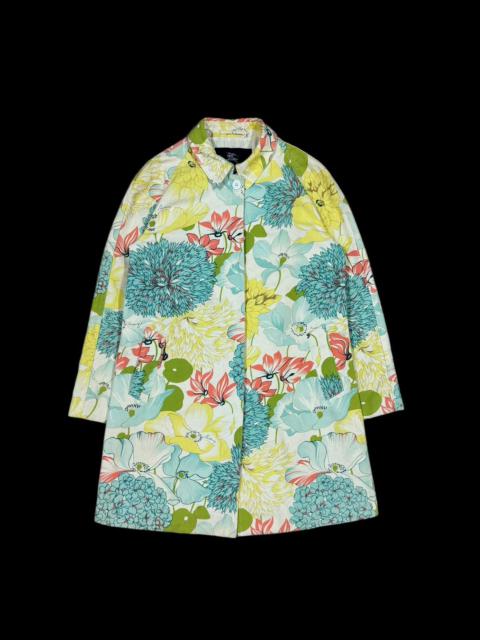 Burberry Authentic🔥Burberry London Floral Printed Long Jacket