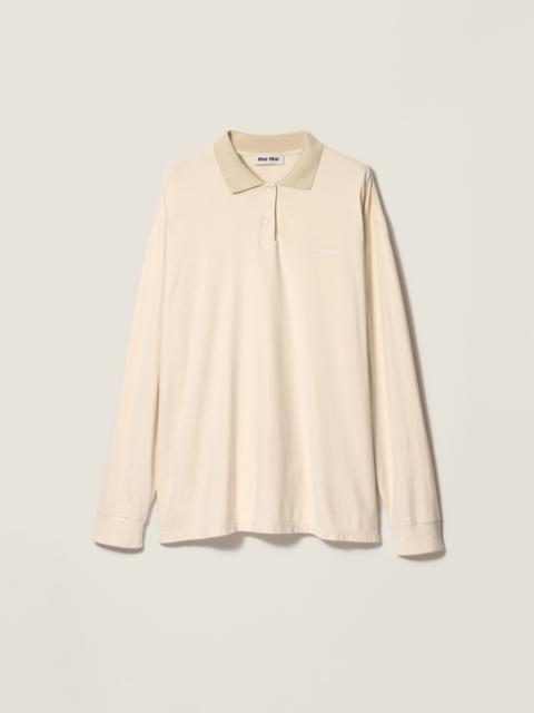 Miu Miu Jersey polo shirt