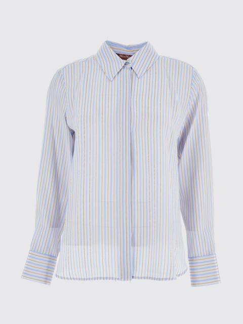 Max Mara Studio Max Mara Studio Women Striped Silk Shirt Max Mara Studio