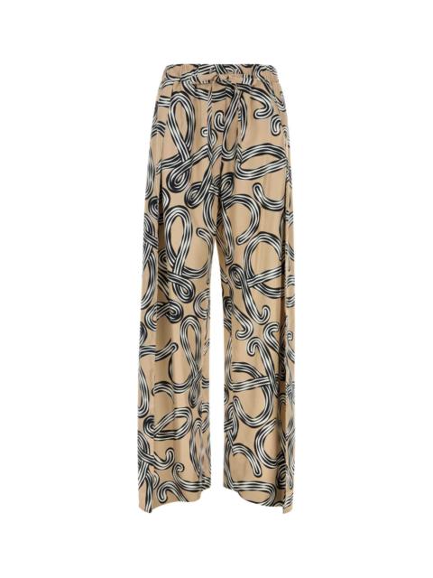 Loewe Loewe Paula's Ibiza Women Printed Silk Paula S Ibiza Pant