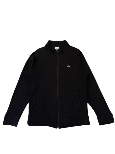 LACOSTE Vintage Lacoste Black Zip-Up Knit Jacket - Made in Japan
