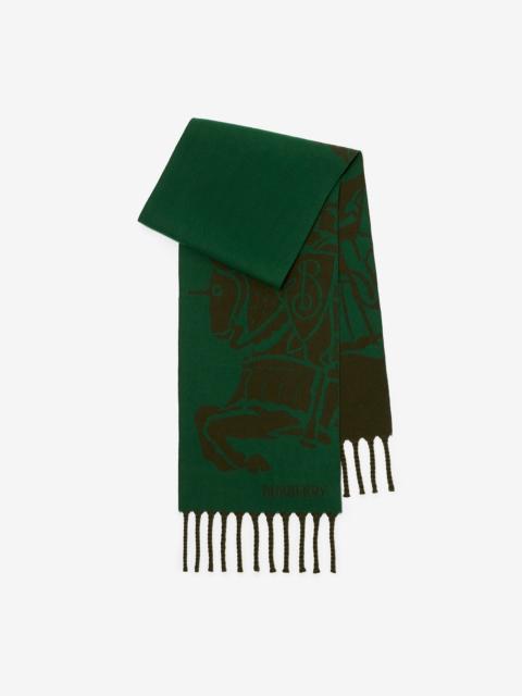 Burberry Reversible EKD Wool Scarf