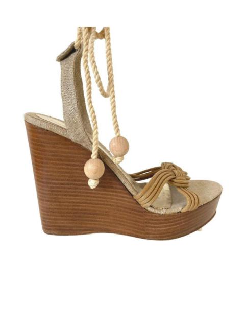 Other Designers Canvas Wedge Sandal
