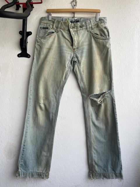 Dolce & Gabbana Distressed Runway Dolce & Gabbana Denim Classic 14
