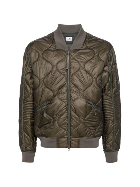 Liner padded bomber jacket