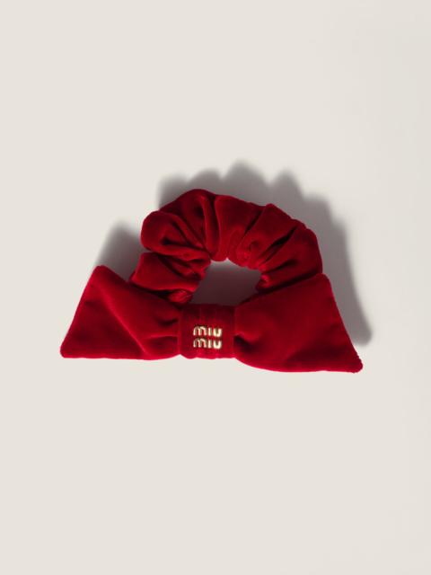 Miu Miu Velvet scrunchie