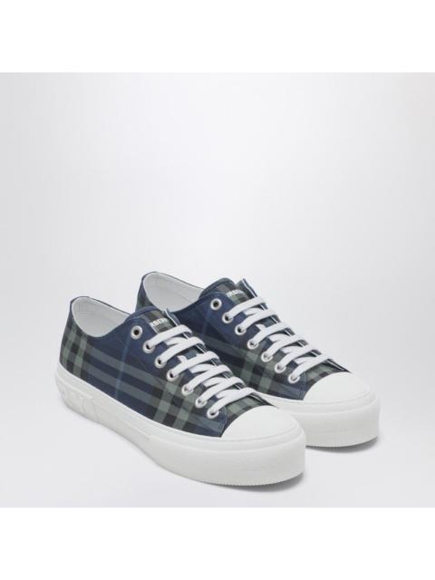 Burberry Burberry Blue Check Cotton Sneakers Men