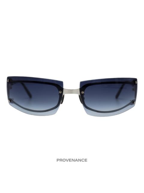 Cartier Cartier C Decor Shield Sunglasses - Platinum Blue