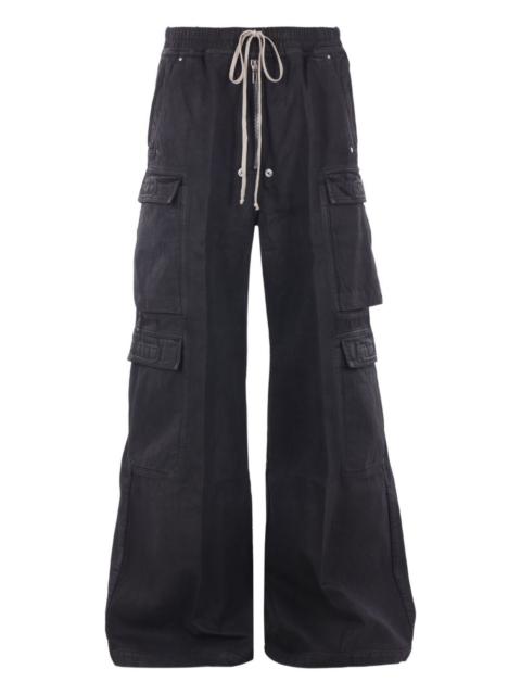 Rick Owens DRKSHDW Rick Owens Drkshdw Men Double Cargo Pant With Side Pockets