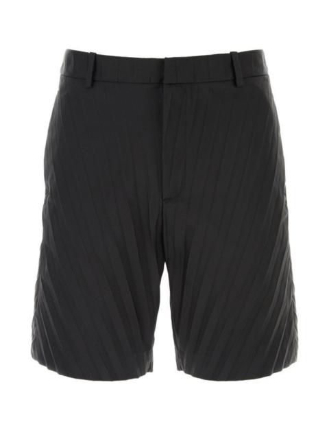 Valentino Garavani Man Black Nylon Bermuda Shorts