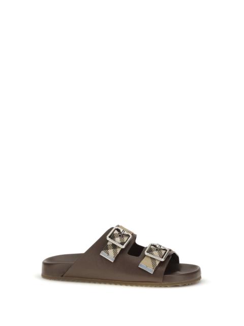 Burberry Burberry Men Sandals Mid Brown