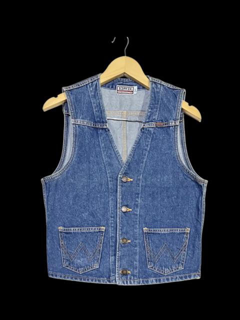 Other Designers Edwin - VINTAGE 80s EDWIN DENIM VEST ( SELL ONLY VEST )