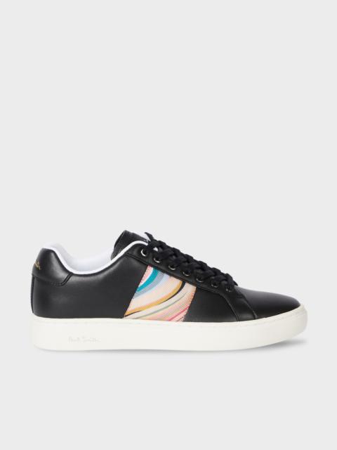 Paul Smith Women's Black Leather 'Dusky Swirl' 'Lapin' Trainers