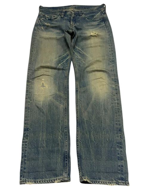 Other Designers Japanese Brand Mud Wash Straight Cut Jeans