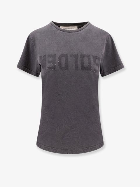 Golden Goose Deluxe Brand Doris Cotton T-Shirt With Logo Detail