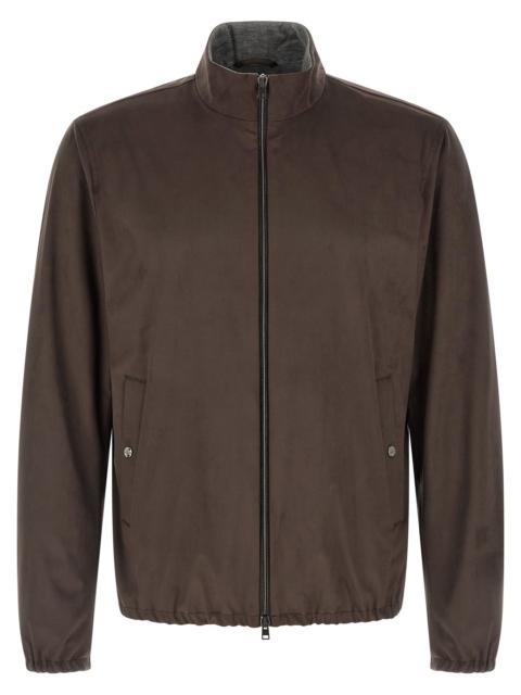 Herno Herno Men Suede Effect Jacket