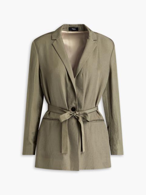 Theory Washed-twill blazer