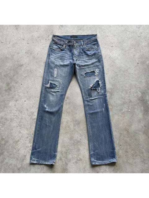 Other Designers Vintage In The Attic Japan Punk Distressed Jeans Faded Pants