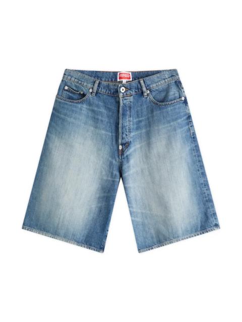 KENZO Kenzo Straight Short In Japanese Denim