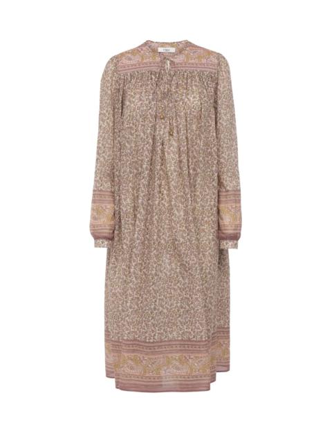Chloé GATHERED TUNIC DRESS IN COTTON VOILE