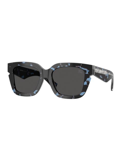 Burberry Burberry Grey Square Ladies Sunglasses BE4453 411187 54