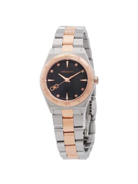 FERRAGAMO Ferragamo Vega Upper East Quartz Diamond Ladies Watch SFKY00423