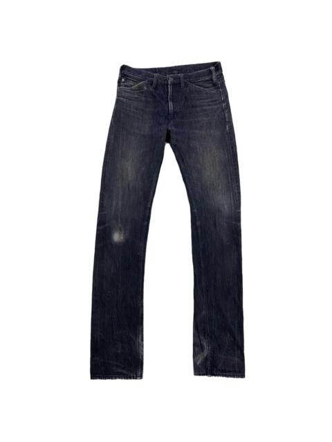 Lemaire Black Leather Lining Pocket Jeans