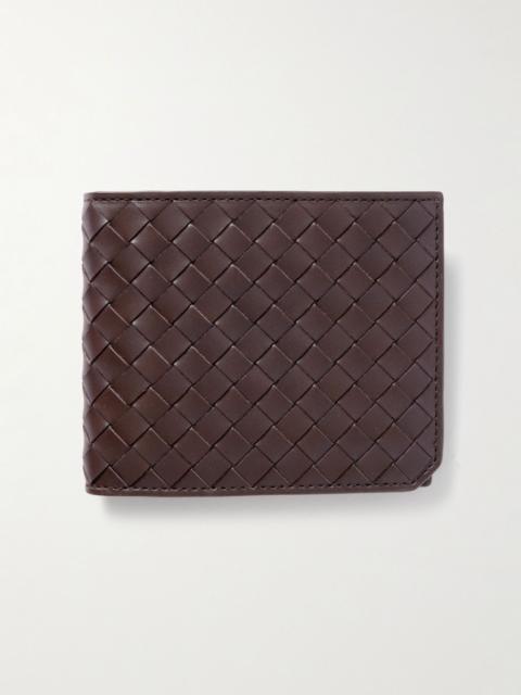 Bottega Veneta Intrecciato Leather Billfold Wallet Black
