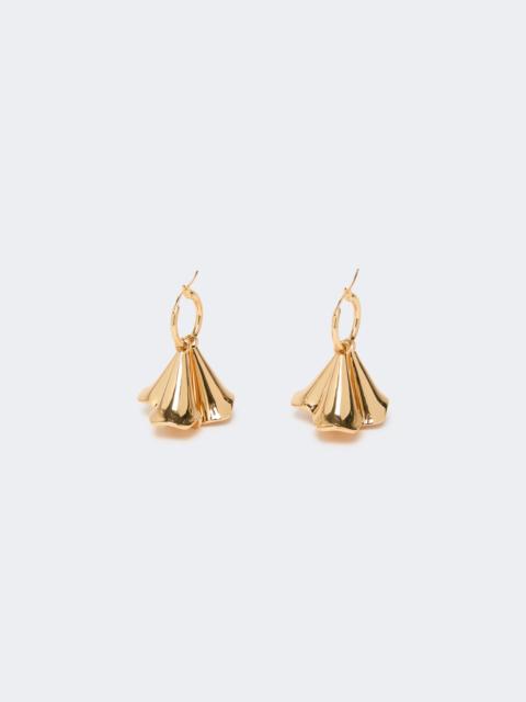 Sportmax Floral pendant earrings - GOLD