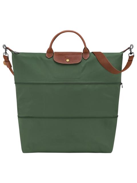 Longchamp Le Pliage Original Travel bag expandable British Green - Recycled canvas