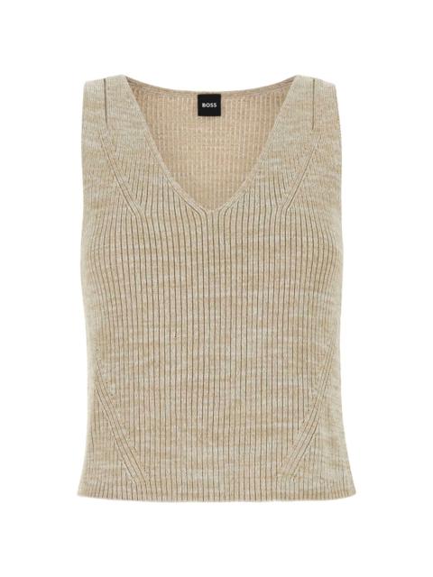 mélange-effect top