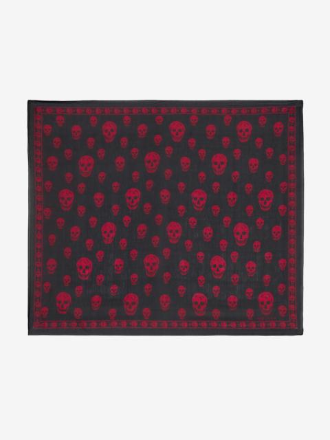 Alexander McQueen Classic Skull Scarf
