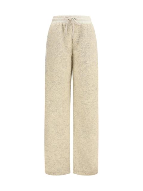Moncler Moncler Women Teddy-Effect Fleece Sweatpants