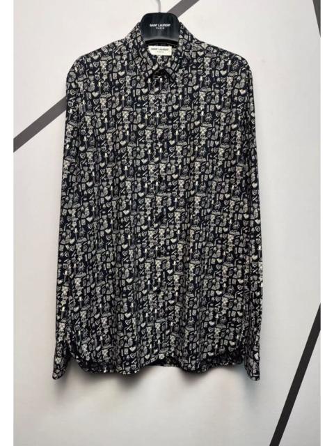SAINT LAURENT Saint Laurent All Over Print Shirt By Hedi Slimane