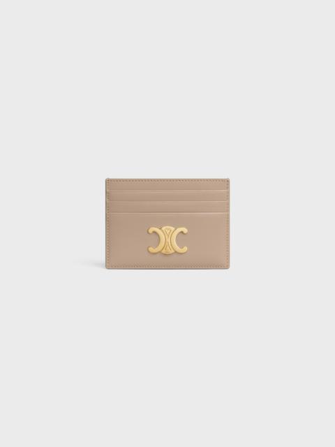 CELINE CARD HOLDER TRIOMPHE IN Shiny calfskin