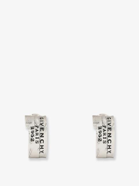 Givenchy Givenchy Women Givenchy Tape Earrings In Metal And Enamel