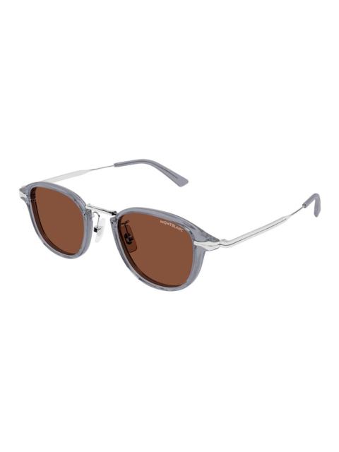 Montblanc Montblanc Brown Square Men's Sunglasses MB0336S 004 48