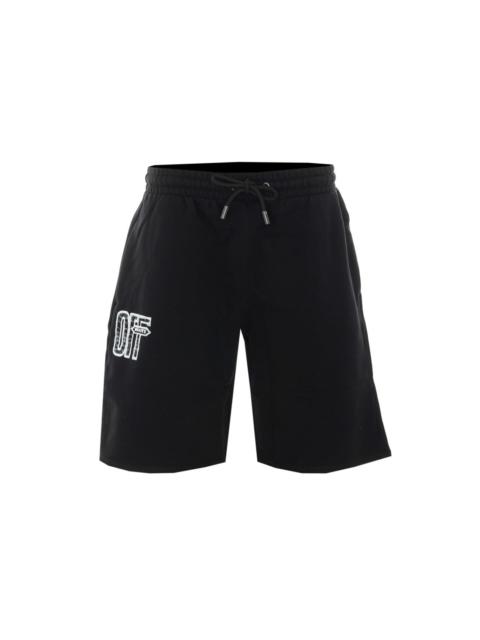Off-White Off White Men Motion Arrow Skate Sweatshorts