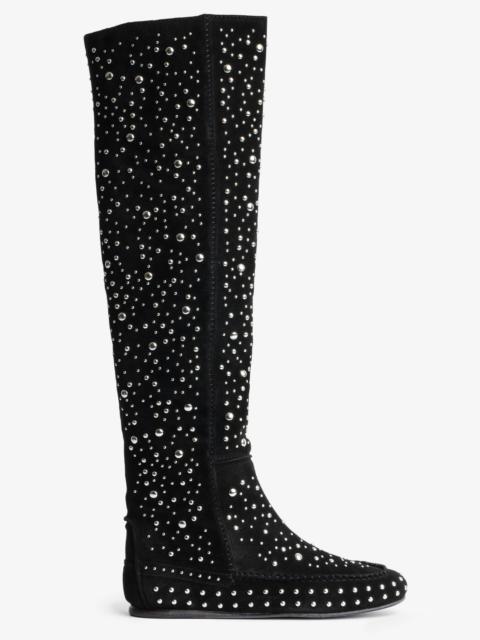 Zadig & Voltaire Santa Dream Studs High Boots