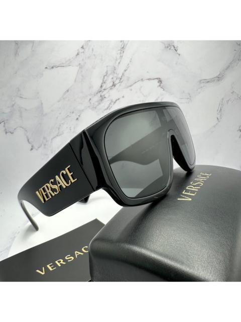 Versace Sunglasses New Shield Wrap Oversized 