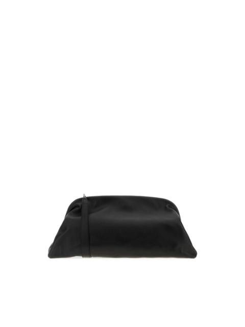 Other Designers Alberta Ferretti Black Nappa Leather Clutch