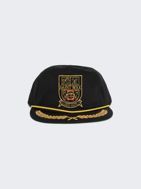 SAINT M×××××× Eye Crest Cap Black