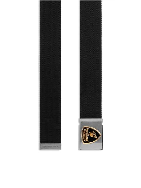 BALENCIAGA Men's Balenciaga | Automobili Lamborghini Skater Belt in Black