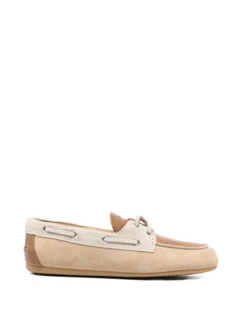 Miu Miu Miu Miu Suede Boat Shoes