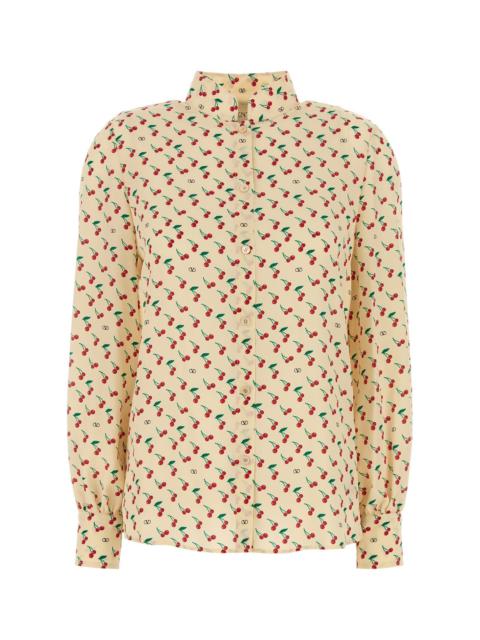 Valentino Garavani Women Printed Crepe Shirt