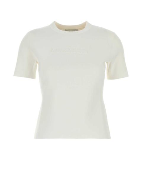 Max Mara Max Mara Women White Viscose Blend Adelio T-Shirt
