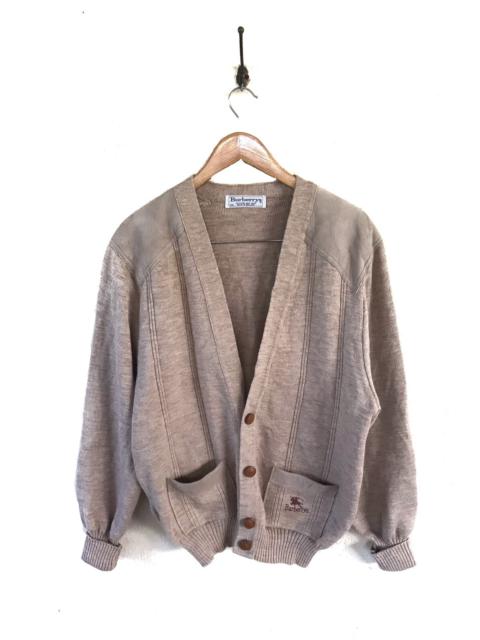 Other Designers Burberry Prorsum - Vtg Burberrys Classic England Made Wool Cardigan Sweater