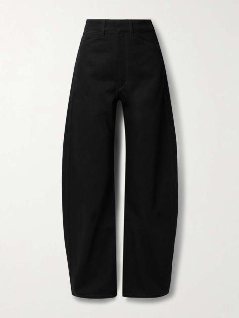 High-rise wide-leg jeans